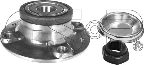 GSP 9225011K - Ступица колеса, поворотный кулак parts5.com