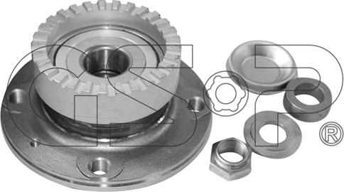 GSP 9225012K - Комплект подшипника ступицы колеса parts5.com