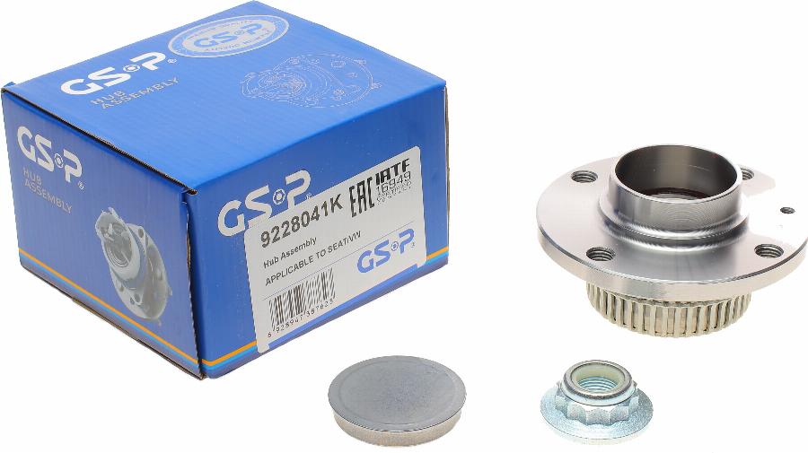 GSP 9228041K - Комплект подшипника ступицы колеса parts5.com