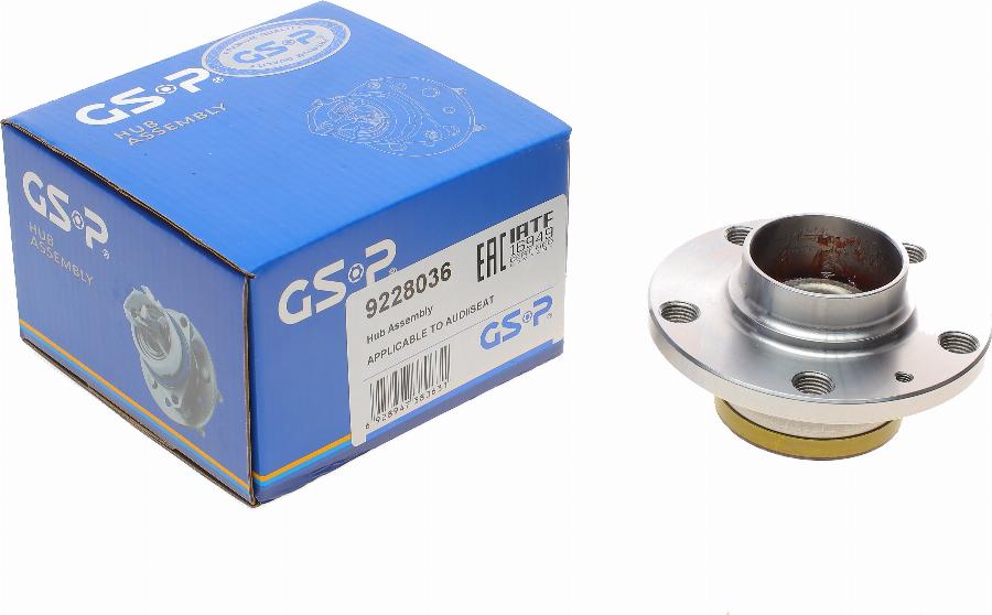 GSP 9228036 - Комплект подшипника ступицы колеса parts5.com