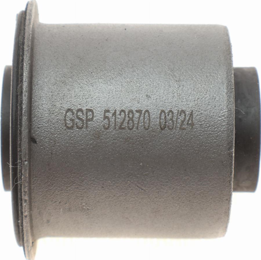 GSP 512870 - Сайлентблок, рычаг подвески колеса parts5.com