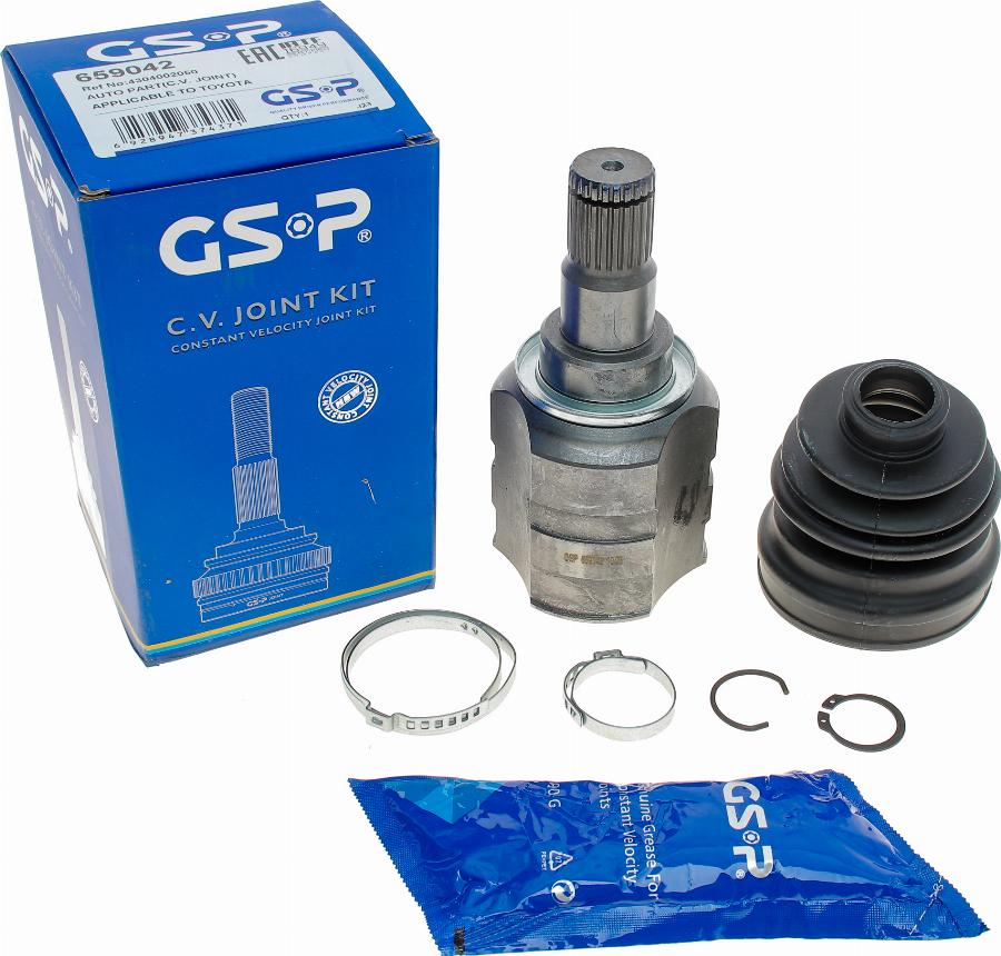 GSP 659042 - Шарнирный комплект, ШРУС, приводной вал parts5.com