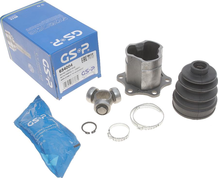 GSP 654004 - Шарнирный комплект, ШРУС, приводной вал parts5.com