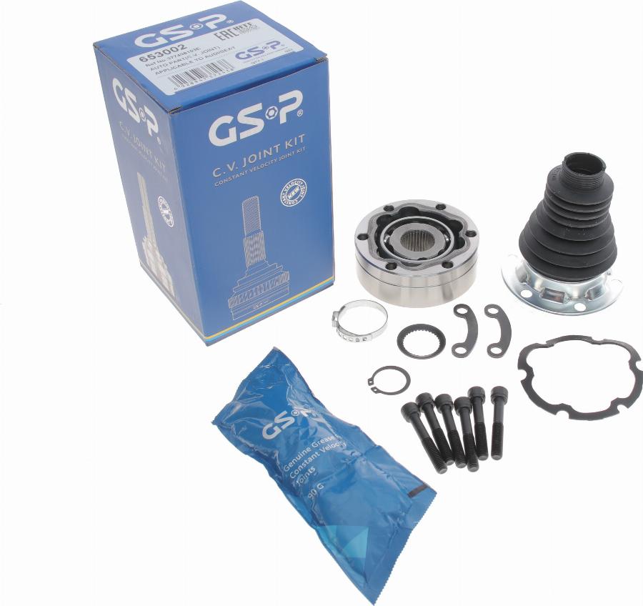 GSP 653002 - Шарнирный комплект, ШРУС, приводной вал parts5.com