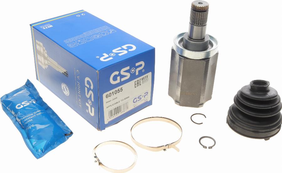 GSP 601055 - Шарнирный комплект, ШРУС, приводной вал parts5.com