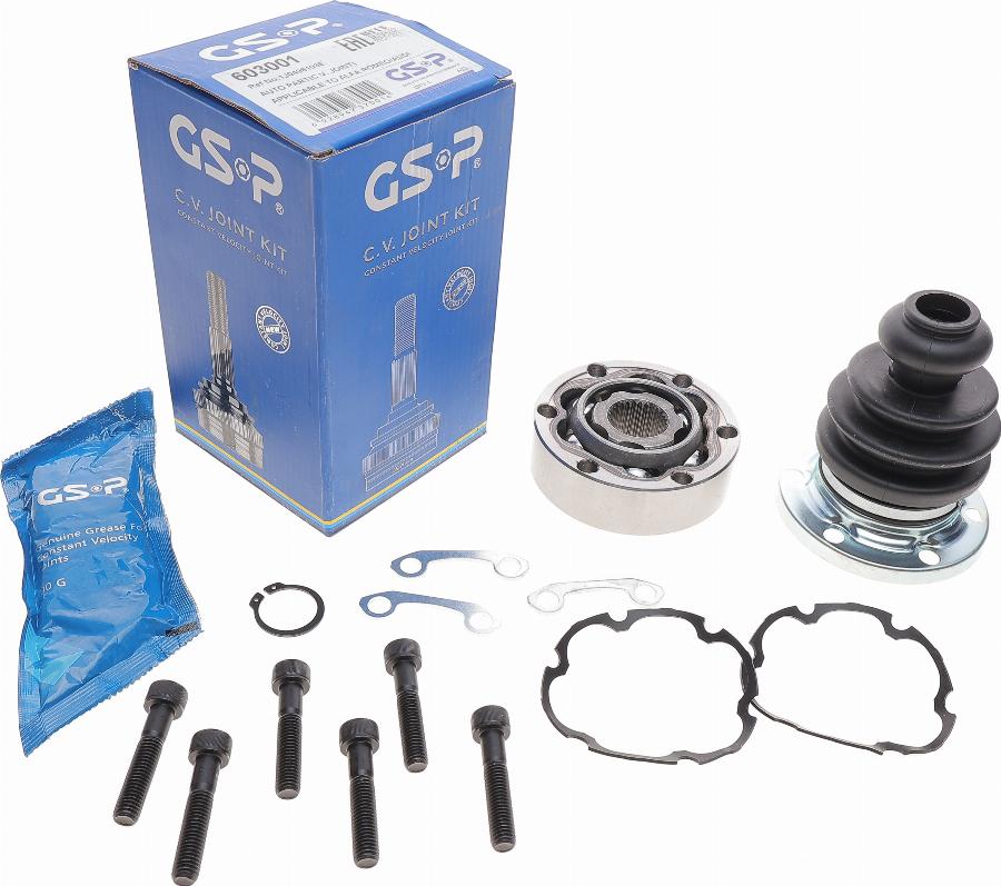 GSP 603001 - Шарнирный комплект, ШРУС, приводной вал parts5.com