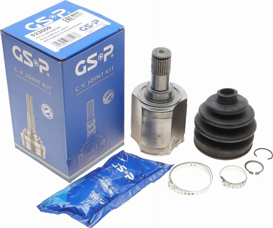 GSP 623009 - Шарнирный комплект, ШРУС, приводной вал parts5.com