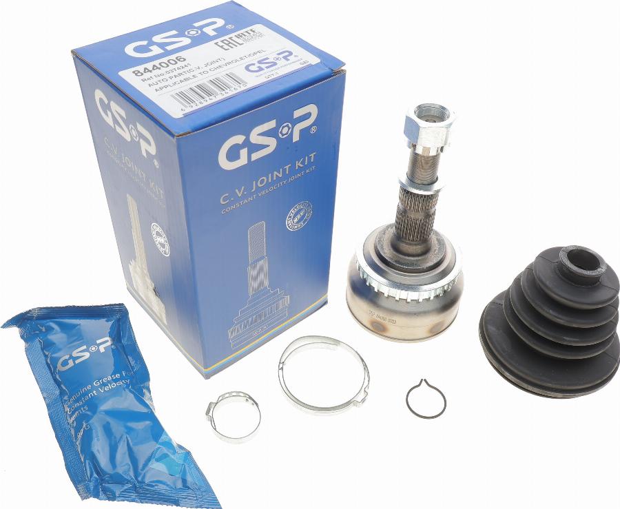 GSP 844006 - Шарнирный комплект, ШРУС, приводной вал parts5.com