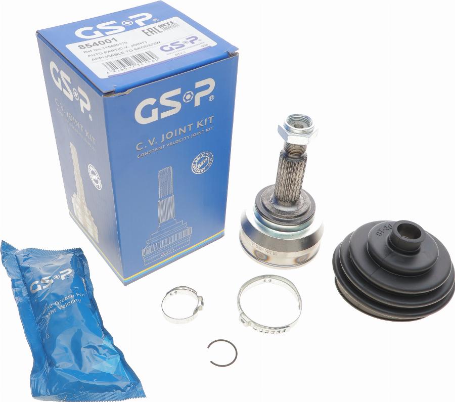 GSP 854001 - Шарнирный комплект, ШРУС, приводной вал parts5.com