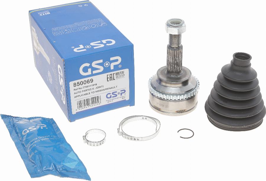 GSP 850069 - Шарнирный комплект, ШРУС, приводной вал parts5.com