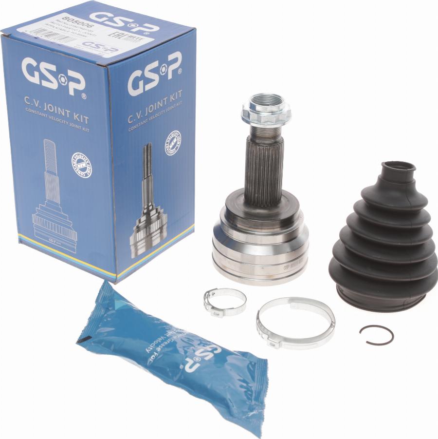 GSP 805006 - Шарнирный комплект, ШРУС, приводной вал parts5.com