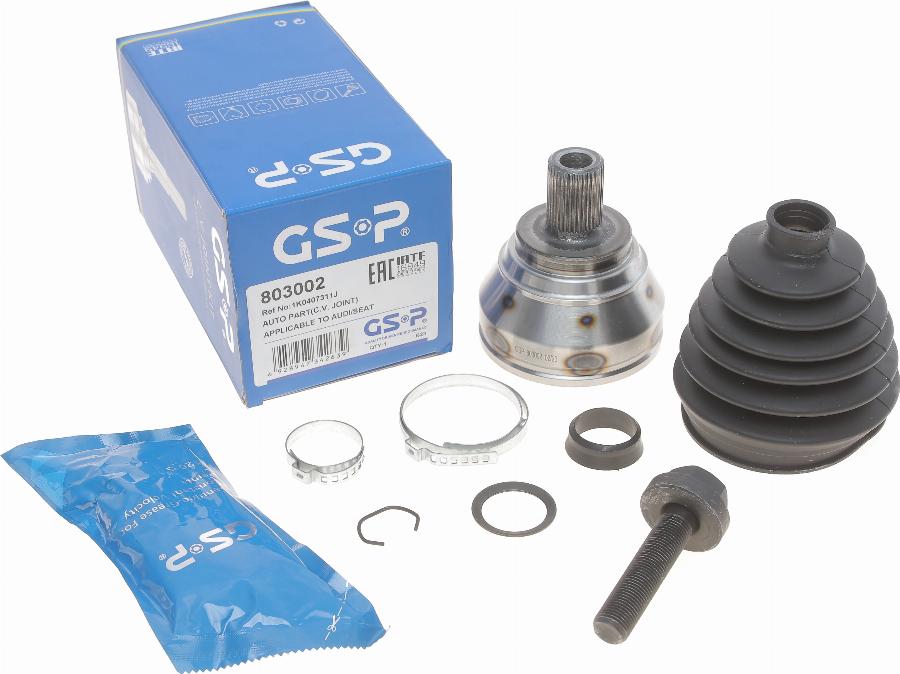 GSP 803002 - Шарнирный комплект, ШРУС, приводной вал parts5.com