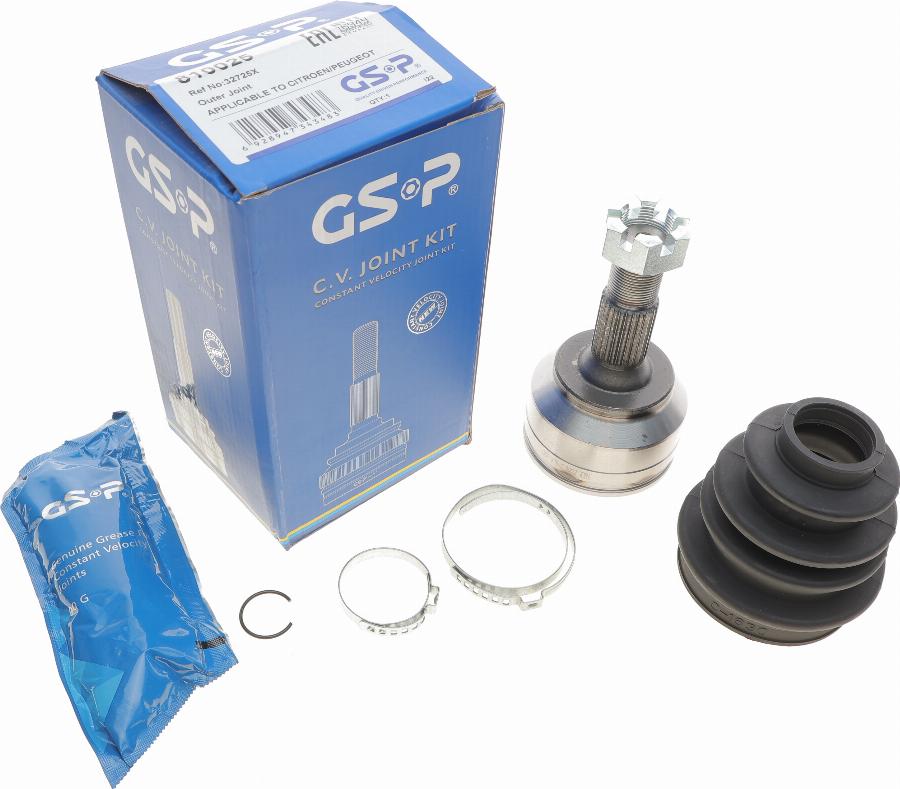 GSP 810025 - Шарнирный комплект, ШРУС, приводной вал parts5.com