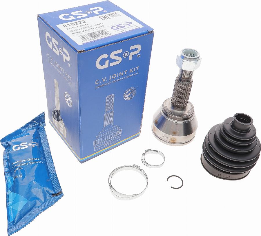 GSP 818222 - Шарнирный комплект, ШРУС, приводной вал parts5.com