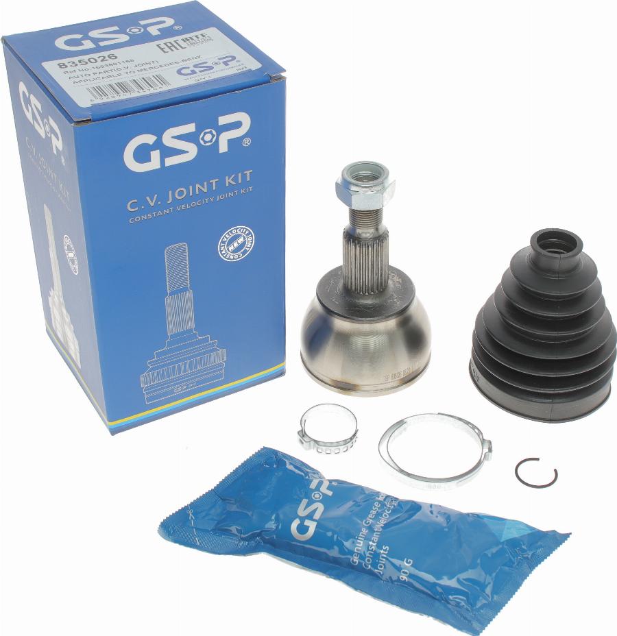 GSP 835026 - Шарнирный комплект, ШРУС, приводной вал parts5.com