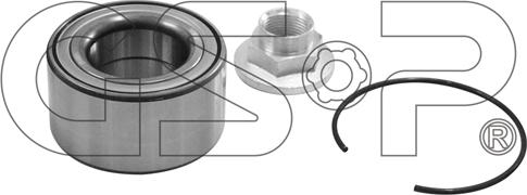 GSP GK6931 - Комплект подшипника ступицы колеса parts5.com