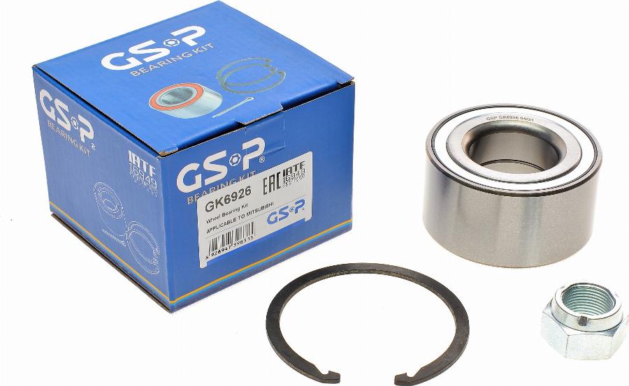 GSP GK6926 - Комплект подшипника ступицы колеса parts5.com