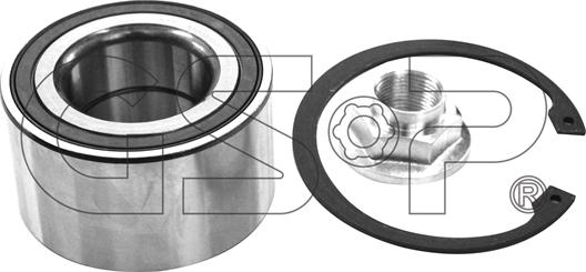 GSP GK6972 - Комплект подшипника ступицы колеса parts5.com