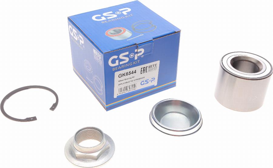 GSP GK6544 - Комплект подшипника ступицы колеса parts5.com