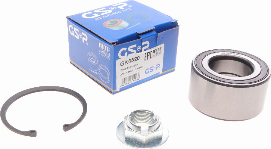 GSP GK6520 - Комплект подшипника ступицы колеса parts5.com