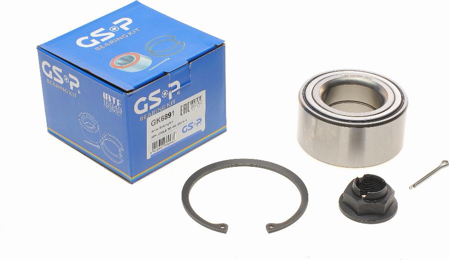 GSP GK6891 - Комплект подшипника ступицы колеса parts5.com