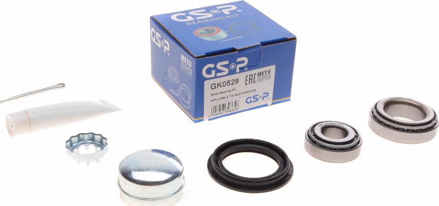 GSP GK0529 - Комплект подшипника ступицы колеса parts5.com