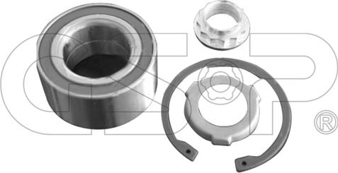 GSP GK0001 - Ступица колеса, поворотный кулак parts5.com