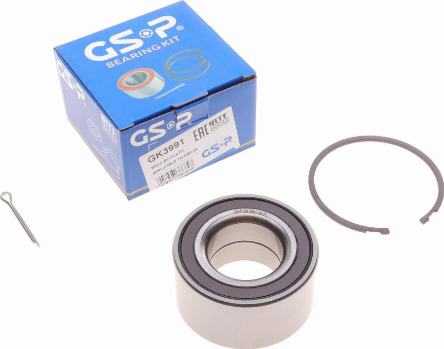 GSP GK3991 - Комплект подшипника ступицы колеса parts5.com