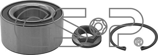 GSP GK3499 - Комплект подшипника ступицы колеса parts5.com