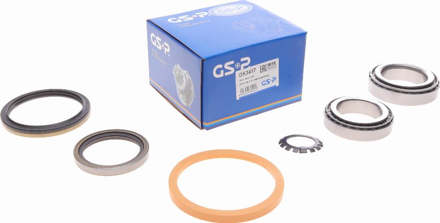 GSP GK3417 - Комплект подшипника ступицы колеса parts5.com