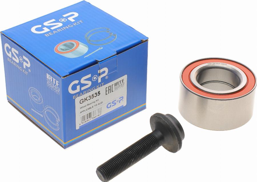 GSP GK3535 - Комплект подшипника ступицы колеса parts5.com