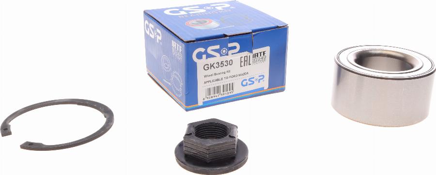 GSP GK3530 - Комплект подшипника ступицы колеса parts5.com