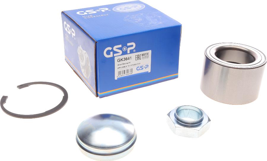 GSP GK3641 - Комплект подшипника ступицы колеса parts5.com