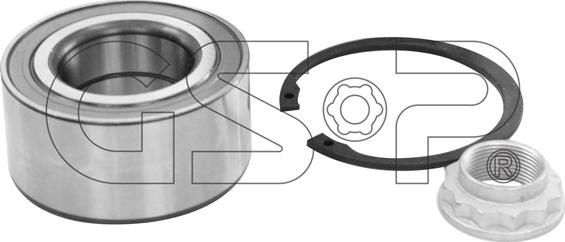 GSP GK3668 - Комплект подшипника ступицы колеса parts5.com