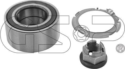 GSP GK3608 - Комплект подшипника ступицы колеса parts5.com