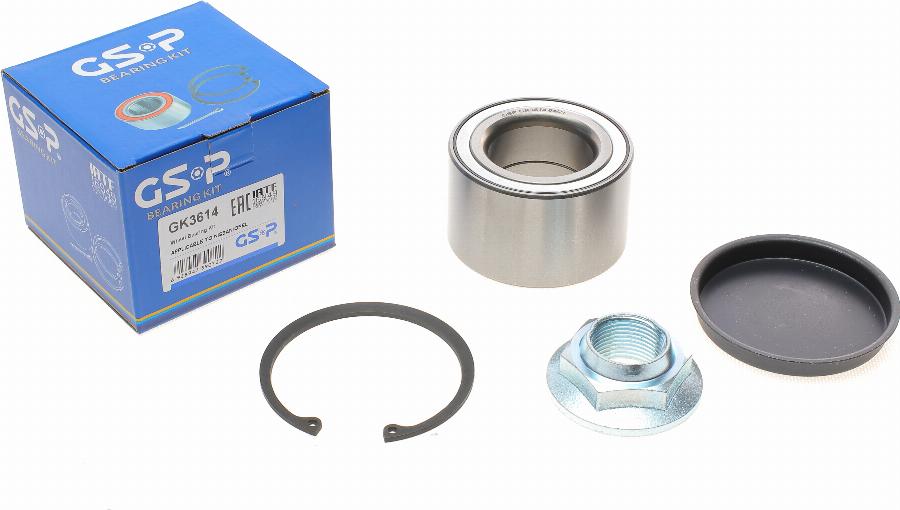 GSP GK3614 - Wheel hub, bearing Kit parts5.com