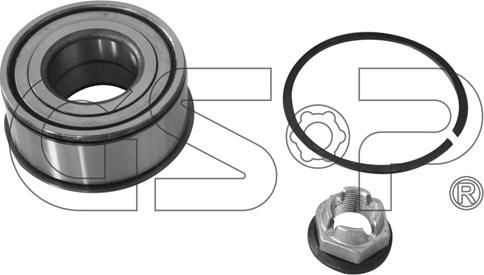 GSP GK3615 - Комплект подшипника ступицы колеса parts5.com