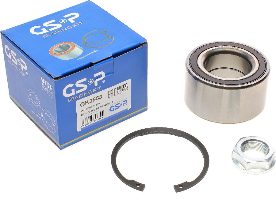 GSP GK3683 - Комплект подшипника ступицы колеса parts5.com