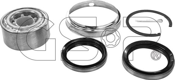 GSP GK3729 - Комплект подшипника ступицы колеса parts5.com