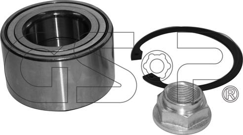 GSP GK7536 - Комплект подшипника ступицы колеса parts5.com