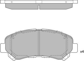 BOSCH 0 986 494 885 - Тормозные колодки, дисковые, комплект parts5.com