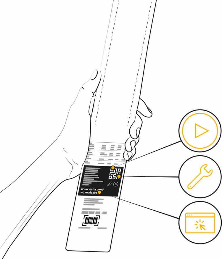 HELLA 9XW 358 053-181 - Wiper Blade parts5.com