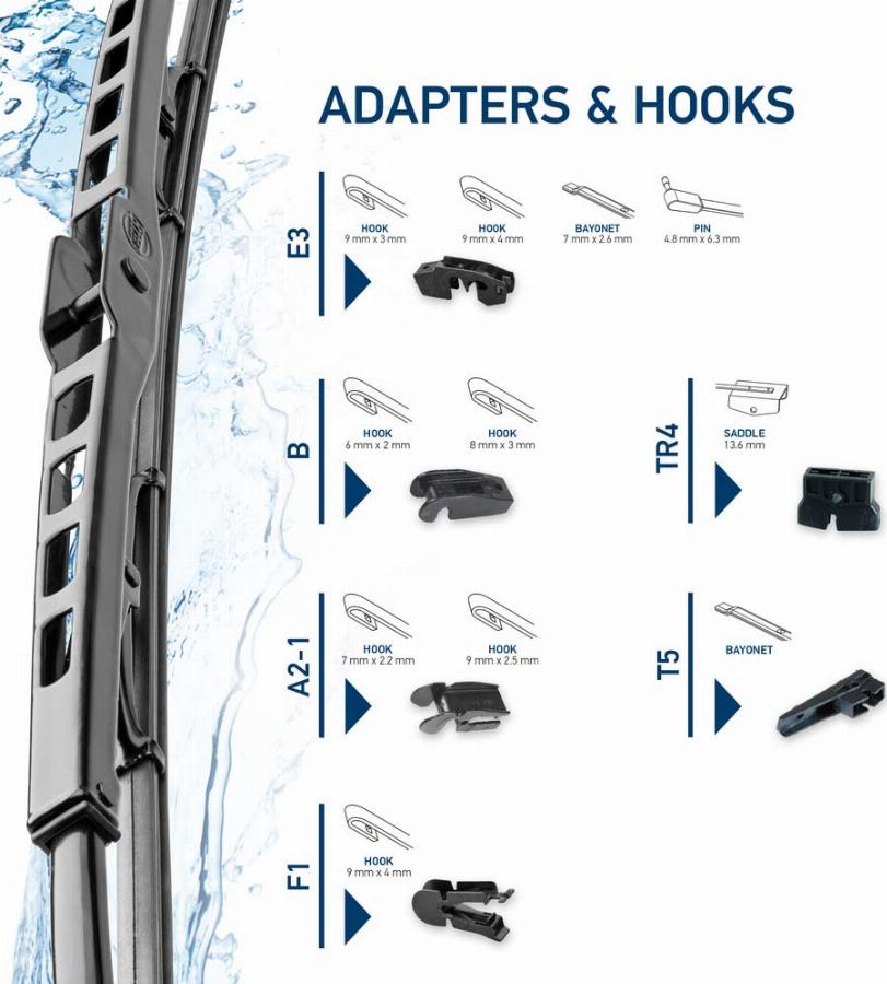 HELLA 9XW 184 107-221 - Limpiaparabrisas parts5.com