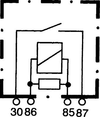 HELLA 4RA 933 766-111 - Реле, рабочий ток parts5.com