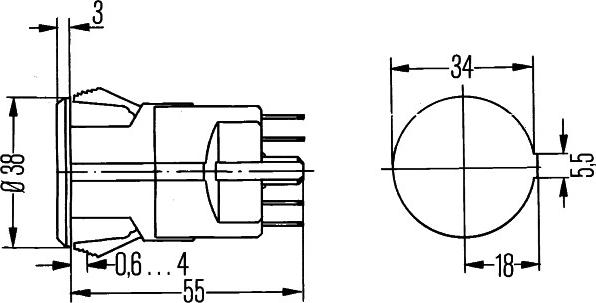 HELLA 6HF 002 372-041 - Указатель аварийной сигнализации parts5.com