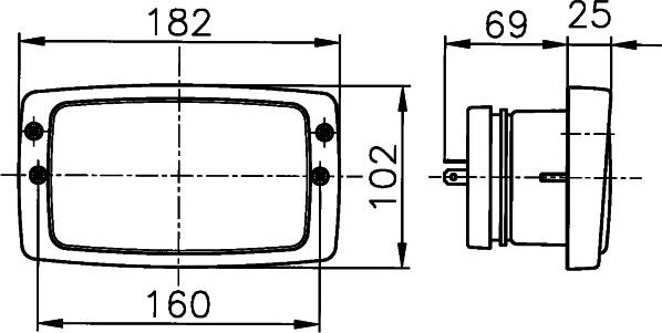 HELLA 1AB 006 213-001 - Основная фара parts5.com