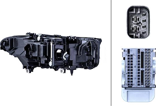 HELLA 1EX015 449-311 - Основная фара parts5.com