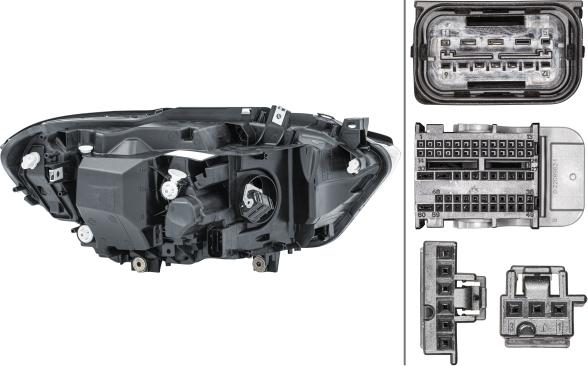 HELLA 1EX 011 930-411 - Основная фара parts5.com