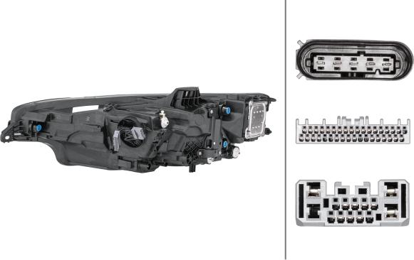 HELLA 1EX 013 502-921 - Основная фара parts5.com