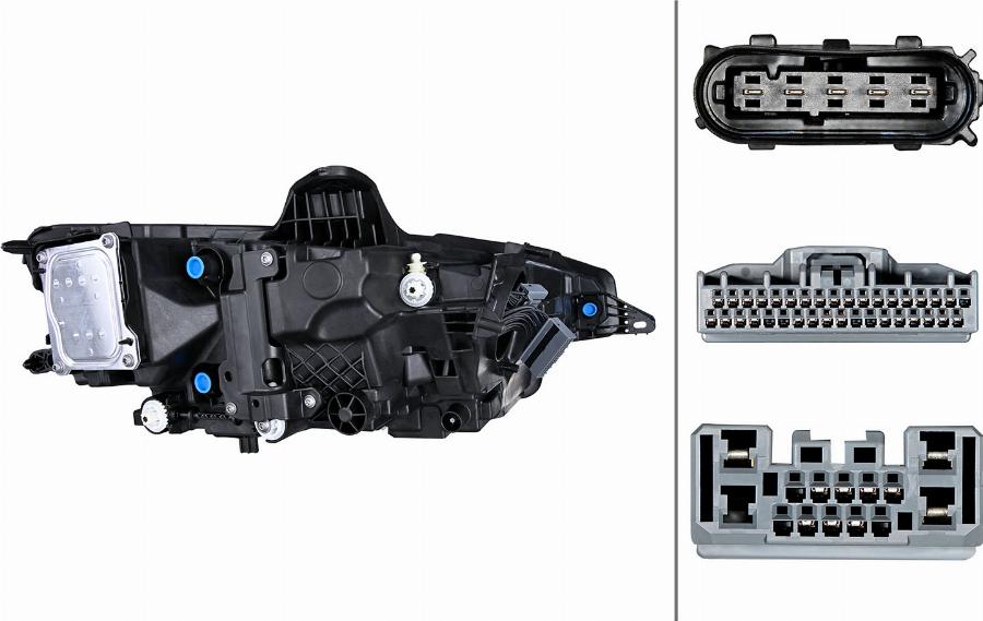 HELLA 1EX 013 507-911 - Основная фара parts5.com